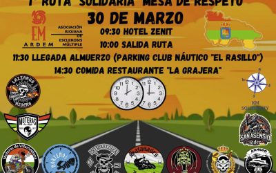 1ª Ruta Motera Solidaria – Mesa de respeto. 30 de marzo 2025