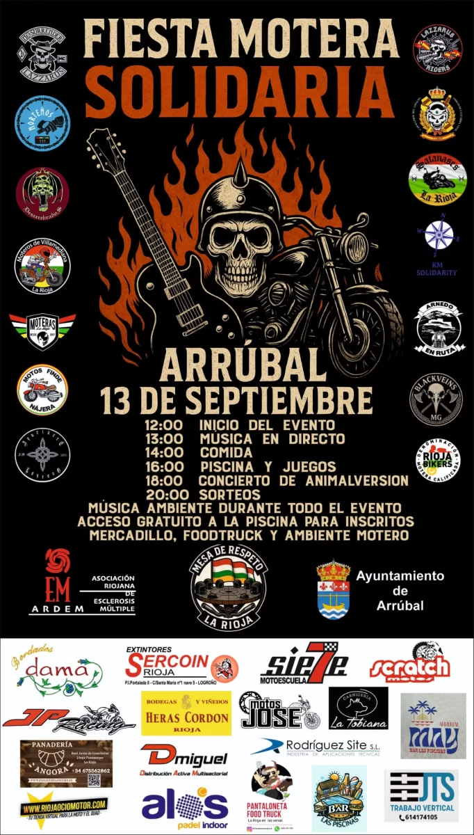 Fiesta motera solidaria