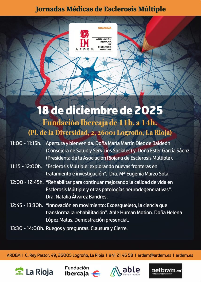 Jornadas ARDEM: aprendiendo y avanzando juntos frente a la Esclerosis Múltiple